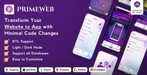 Prime Web – Convert Website to a Flutter App | Web View App | Web to App