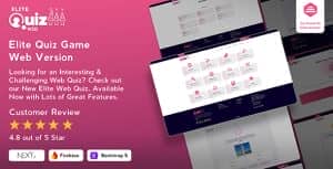 Elite Quiz – Trivia Quiz | Quiz Game – Web Version