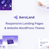 AeroLand – App Landing Software Website WordPress Theme