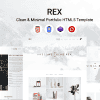 Rex – Clean & Minimal Portfolio HTML5 Template