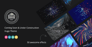 Mountain – Coming Soon & Under Construction Hugo Theme