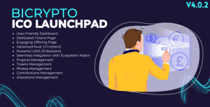 ICO LaunchPad Addon For Bicrypto – Token Initial Offerings, Projects, Phases, Allocations
