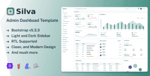 Silva – Bootstrap Admin & Dashboard UI Kit