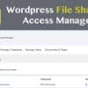 WP FSAM – File Sharing Access Manager