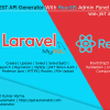 Laravel REST API Generator With React Admin Panel Generator + JWT Auth + Postman