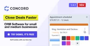 Concord – Deals Management CRM