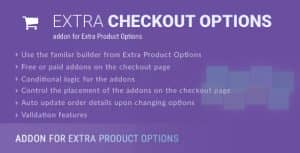Extra Checkout Options – addon for Extra Product Options plugin