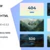 TechError – Error Page HTML Template