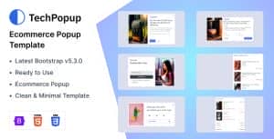 TechPopup – Ecommerce Popup HTML Template