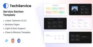 TechService – HTML & CSS Service Template