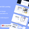 Evea – CakePHP App Landing Page Template