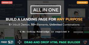 Multipurpose Landing Page Template – All in One