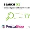 SearchX – Show Only Relevant Search Results In Prestashop
