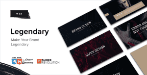 Legendary – One Page Parallax HTML Template