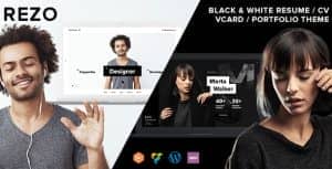 Rezo – Resume, vCard, CV WordPress Theme