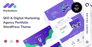 Markethon – SEO & Digital Marketing Agency WordPress Theme