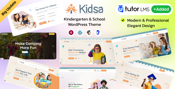 Kidsa – Kindergarten & School WordPress Theme + RTL Kidsa – Kindergarten & School WordPress Theme + RTL