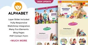 Alphabet – Daycare / School HTML5