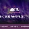 AMITA – Music Band WordPress Theme