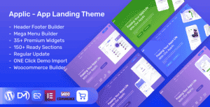 Applic App Landing WordPres Theme