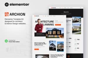 Archion – Architect & Contractor Elementor Template Kit