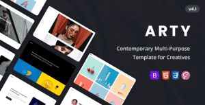 Arty – Creative Multi-Purpose HTML5 Template
