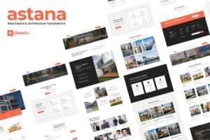 Astana – Real Estate & Architecture Elementor Template Kit