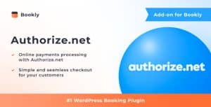Bookly Authorize.Net (Add-on)