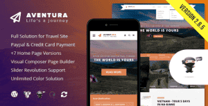 Aventura – Travel & Tour Booking System WordPress Theme