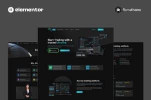 Axcorp – Trading & Investment Company Elementor Pro Template Kit