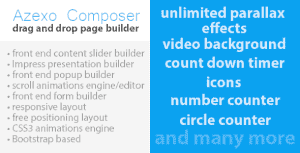 Azexo Composer Drupal page / block builder