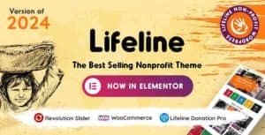 Lifeline – 2024 NGO and Charity WordPress Theme