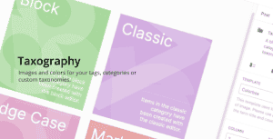 Taxography – Category Tag Images & Colors Supports Custom Taxonomy for WordPress