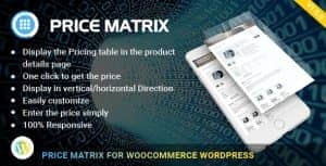 Flexible Table Pricing Matrix for WooCommerce