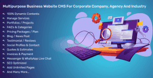 Multipurpose Business Website CMS For Corporate Company, Agency And Industry