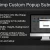 Mailchimp Custom Popup Subscription for OpenCart