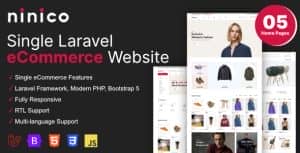 Ninico – Minimal Laravel eCommerce Shop