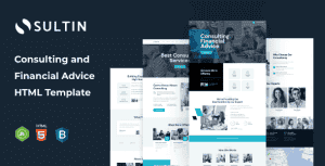 Sultin – Consulting HTML Template
