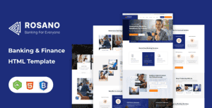 Rosano – Banking and Finance HTML Template