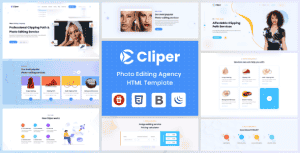 Cliper – Image Editing Agency HTML Template