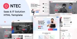 Ntec – Saas & IT Solution HTML Template