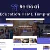 Remakri – Education Course HTML Template