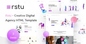 Rstu – Digital Agency HTML Template