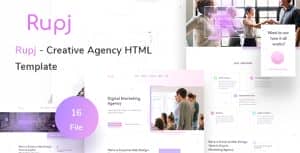 Rupj – Creative Agency HTML Template