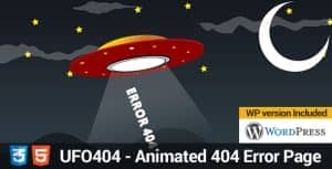UFO 404 – Animated 404 Page