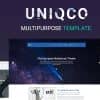 Uniqco – Multipurpose Responsive Bootstrap Landing page Template.