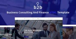 B2B – Business, Consulting, Finance & Corporate Template