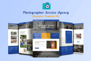 Onestudio – Photographer Agency Service Elementor Template Kit