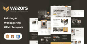 Wazors – Painting & Wallpapering HTML Template