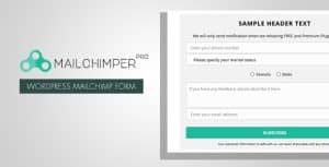 MailChimper PRO – WordPress MailChimp Signup Form Plugin
